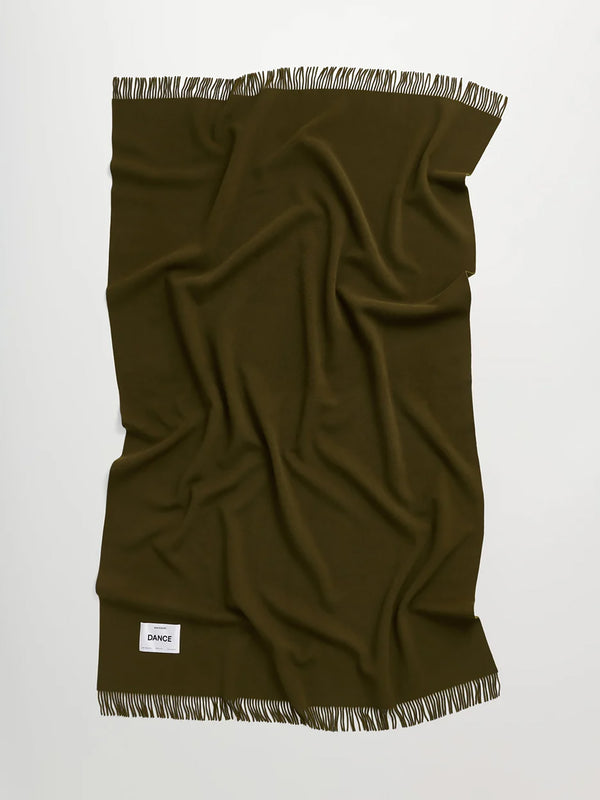 Bold blanket - Moss green