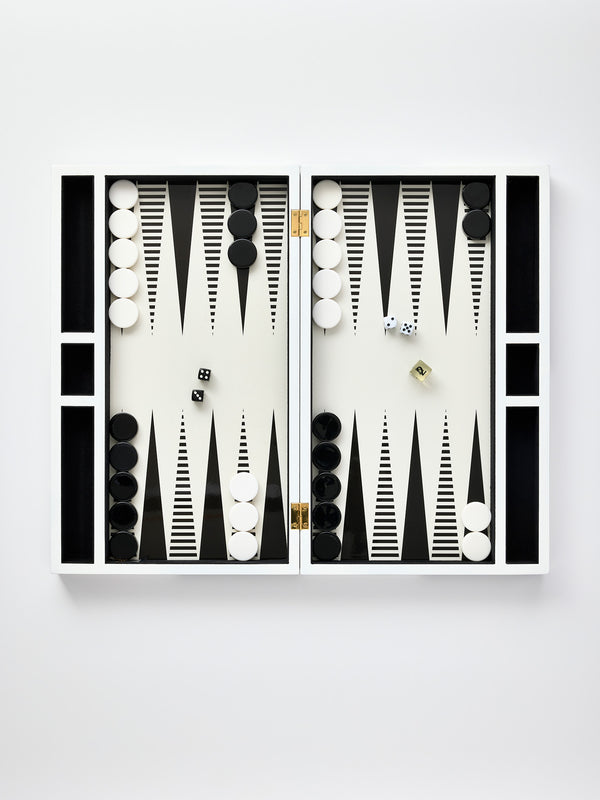 Op Art backgammen set by Jonathan Adler