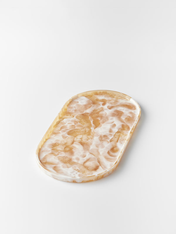 Amber resin tray by Lulu Mosquito