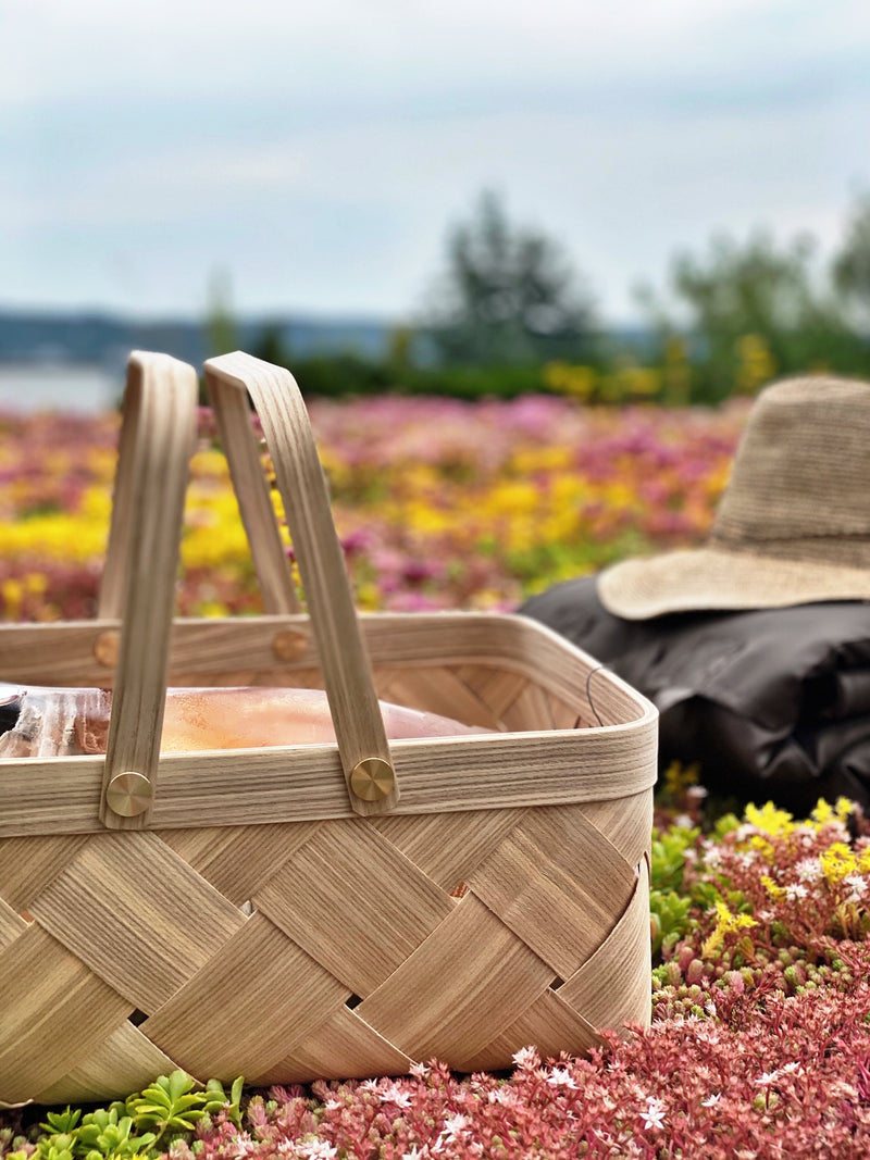 Handmade luxury picnic basket
