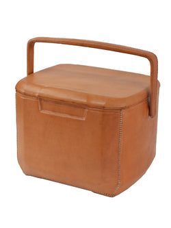 Exclusive leather cooler bag