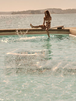 Pool glitter chair