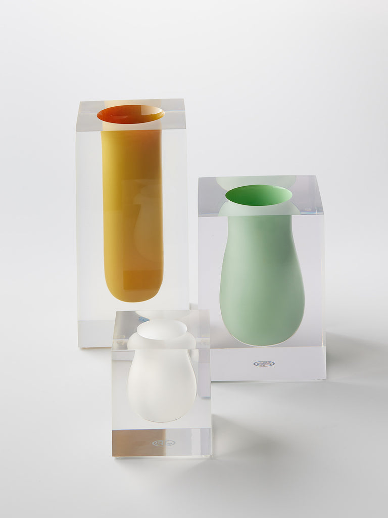 JONATHAN ADLER BEL AIR　透明な花瓶 イエロー Bel Air Test Tube Vase | Jonathan Adler