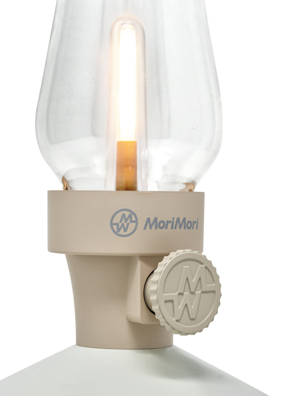 Cozy LED lantern speaker - white