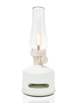 Cozy LED lantern speaker - white