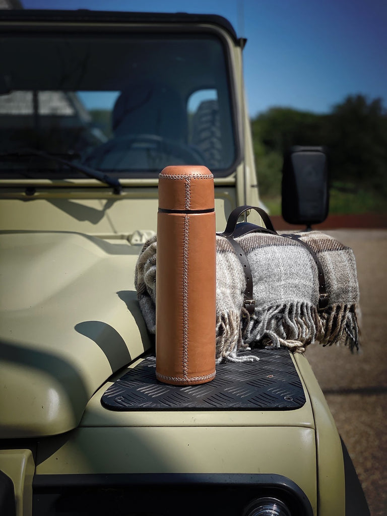 Leather Thermos with Handle – Elevated Living Design
