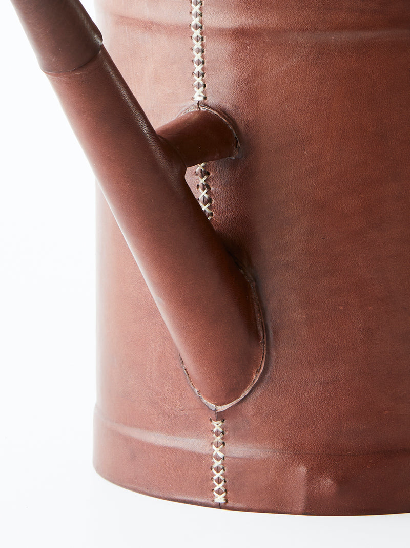 Watering Can - Brown leather